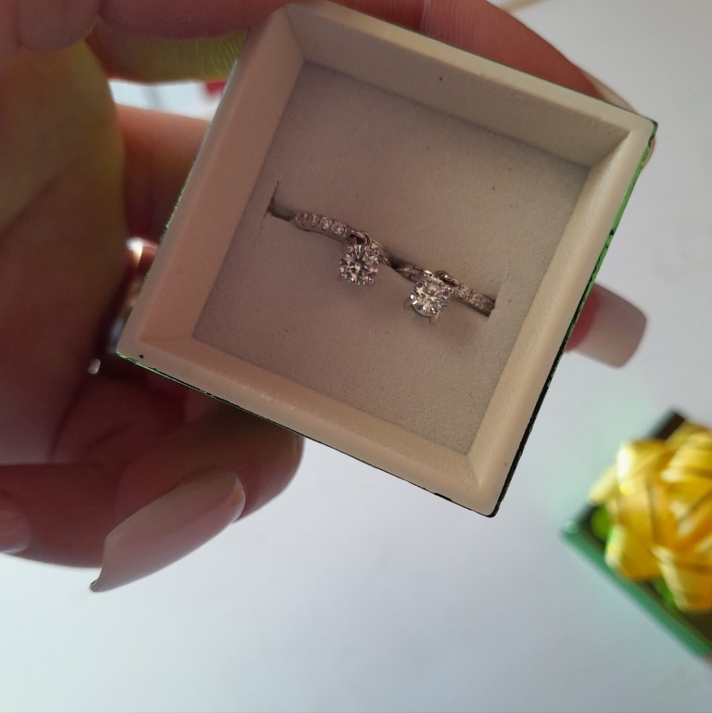 Silver hoop earrings